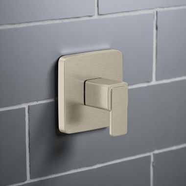 Click here to see Moen UT2681BN Moen Iver M-CORE Single Handle Pressure Balance Valve Trim Kit, Lever Handle, ADA, Brushed Nickel - UT2681BN