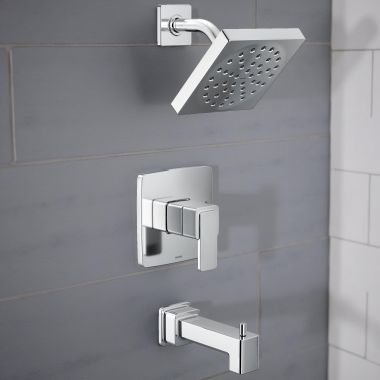 Click here to see Moen UT2683EP Moen Iver M-Core 2 Series Tub and Shower Trim, ADA, 1.75 GPM, Chrome - UT2683EP 