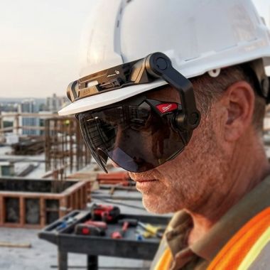 Click here to see Milwaukee 48-73-1417 Milwaukee BOLT Gasketed Eye Visor with Tinted Dual Coat Lens - 48-73-1417
