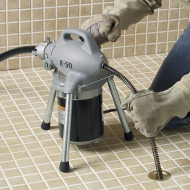 Click here to see Ridgid 52972 RIDGID Model K-50-9 115 Volt Sectional Machine with A-400 Cable Kit - 52972