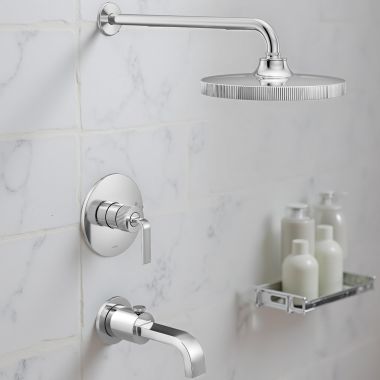 Click here to see Moen TS2583EP Moen Cambium Tub and Shower Trim, Posi-Temp, M-PACT, ADA, WaterSense, 1.75 GPM, Chrome - TS2583EP