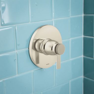 Click here to see Moen TS5102NLBN Moen Cambium Volume Control Valve Trim, ADA, Brushed Nickel/Polished Nickel - TS5102NLBN