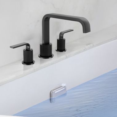 Click here to see Moen TS578BL Moen Cambium Roman Tub Faucet Trim, ADA, Matte Black - TS578BL