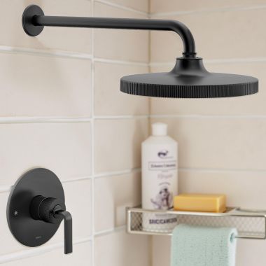 Click here to see Moen UTS3582EPBL Moen Cambium M-CORE 3-Series Single-Handle Shower Only Trim, 1.75 GPM, WaterSense, ADA, Matte Black - UTS3582EPBL