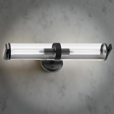 Click here to see Moen YB0658BL Moen Cambium One Globe Bath Light, Medium, ETL, Steel/Glass, 120V, 100W, Matte Black - YB0658BL