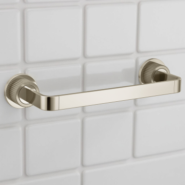 Click here to see Moen YB0686NLBN Moen Cambium Hand Towel Bar, Brushed Nickel/Polished Nickel - YB0686NLBN