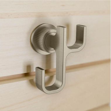 Click here to see Moen YB0602BN Moen Cambium Double Robe Hook, Brushed Nickel - YB0602BN
