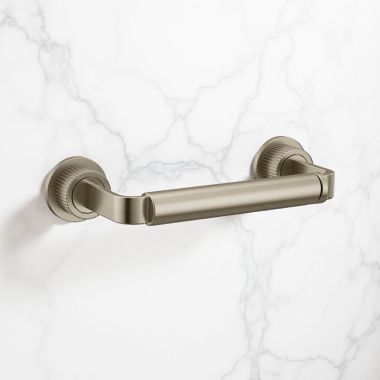 Click here to see Moen YB0608BN Moen Cambium 7” Pivoting Toilet Paper Holder, Brushed Nickel - YB0608BN 