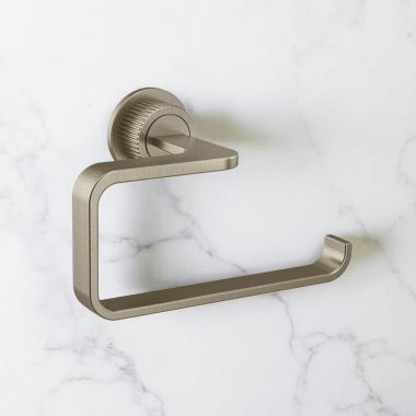 Click here to see Moen YB0609BN Moen Cambium 6” Single Toilet Paper Holder, Brushed Nickel - YB0609BN 