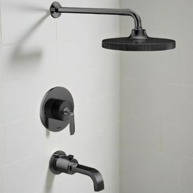 Click here to see Moen UTS22583EPBL Moen Cambium M-CORE 2-Series Single-Handle Tub/Shower Trim, ADA, 1.75 GPM, Matte Black - UTS22583EPBL