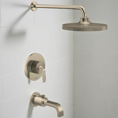 Click here to see Moen UTS22583EPBN Moen Cambium M-CORE 2-Series Single-Handle Tub/Shower Trim, ADA, 1.75 GPM, Brushed Nickel - UTS22583EPBN