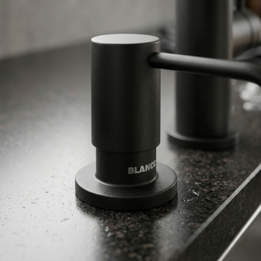 Click here to see  443031 Blanco Lato Series Soap/Lotion Dispenser, Matte Black - 443031