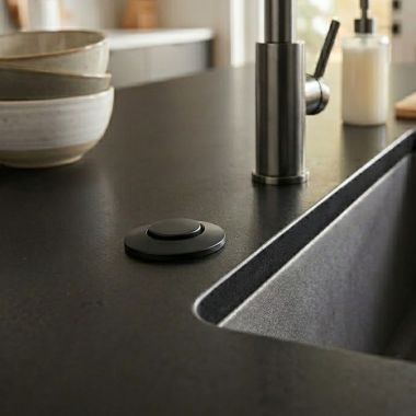 Click here to see  443155 Blanco Garbage Disposal Air Switch Set, Matte Black - 443155