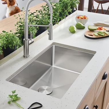 Click here to see BLANCO 524754 BLANCO 524754 CUVEE R15 SERIES UNDRMNT 1 BOWL SS KITCHEN SINK - 32 x 18 x 10