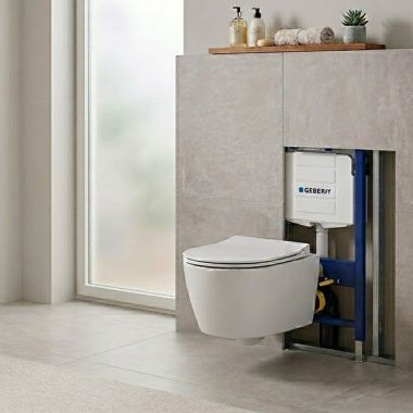 Click here to see Geberit 111.902.00.5 Geberit Duofix Carrier With Sigma Concealed Tank For 2X6 Installation, 1.28/0.8 GPF - 111.902.00.5