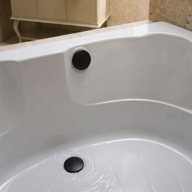 Click here to see Geberit 151.550.16.1 Geberit Drain Kit With Turncontrol Handle Actuation, Matte Black - 151.550.16.1