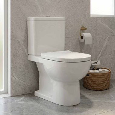 Click here to see Duravit 21960100U2 Duravit No.1 0.92/1.32 GPF Dual Flush Elongated Toilet with Top Trip Lever, Ceramic, White - 21960100U2 