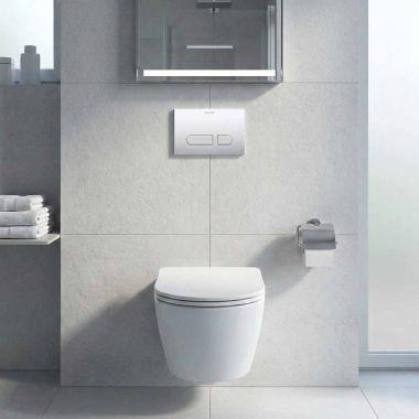 Click here to see Duravit WD5008021090 Duravit DuraSystem Flush Actuator Plate For DuraSystem Carriers, Chrome - WD5008021090
