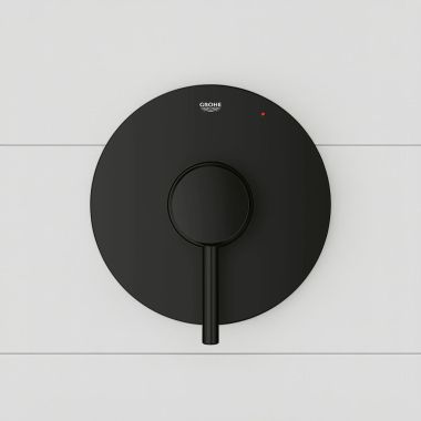 Click here to see Grohe 144682431 GROHE CONCETTO Pressure Balance Valve Trim With Cartridge, 5.2 GPM Bottom, 3.0 GPM Top Port, Matte Black - 144682431