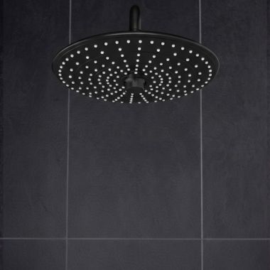 Click here to see  264562430 GROHE EUPHORIA 260 1.75 GPM 10” 3-Spray Shower Head, Matte Black - 264562430