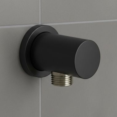 Click here to see  266352430 GROHE RAINSHOWER Wall Union with Check Valve, Matte Black - 266352430