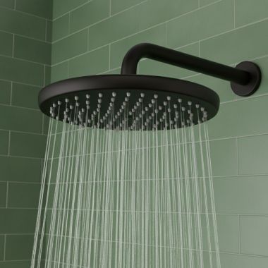 Click here to see Grohe 267152430 Grohe Tempesta Round 1- Function Rainfall Shower Head, Matte Black - 267152430