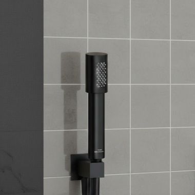 Click here to see Grohe 268662430 GROHE Sena 1.75 GPM 1-Spray Stick Handshower, Matte Black - 268662430 
