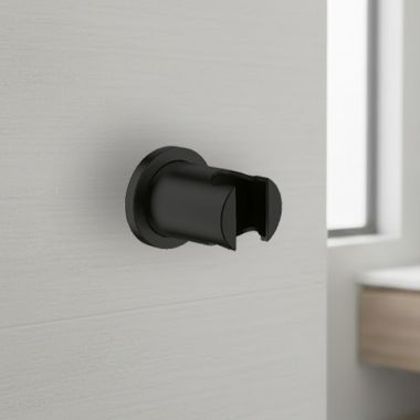 Click here to see Grohe 270742430 GROHE RAINSHOWER Wall-Mount Hand Shower Holder, Matte Black - 270742430 