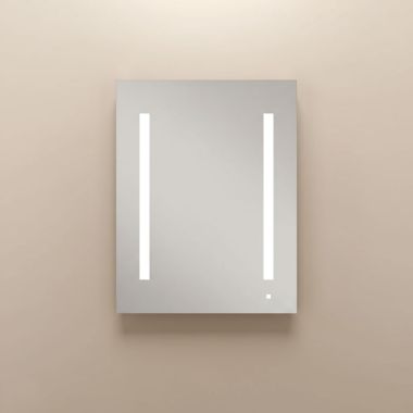 Click here to see Robern AC2430D4P1R Robern AiO Lighted Cabinet, 1-Door Right, LUM Lighting Technology, Surface-Mounted, Three Adjustable Glass Shelves - AC2430D4P1R