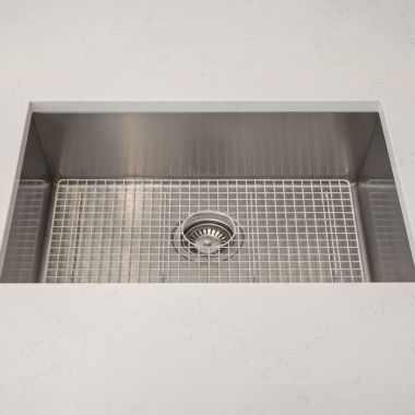 Click here to see  WSG3318WH Rohl Shaws Wire Sink Grid for RC3318 Kitchen Sink, White - WSG3318WH