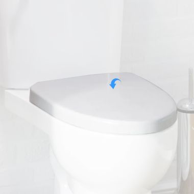 Click here to see Icera S-235.01 ICERA Palermo Elongated Toilet Seat with Silent Close and Quick Release, White - S-235.01