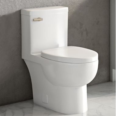 Click here to see Icera C-3250.01 ICERA Malibu Compact-Elongated Toilet Bowl, 12” Rough-In, White - C-3250.01