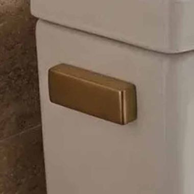 Click here to see Icera F-74.514 ICERA Side-Mount Lever For Left Hand Tanks, Satin Brass - F-74.514
