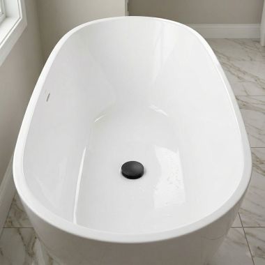Click here to see Mountain Plumbing BDWOF-DS/MB Mountain Plumbing Freestanding Tub Docking Station Drain Kit, Matte Black - BDWOF-DS/MB