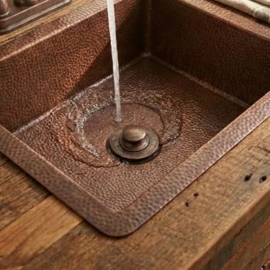 Click here to see Native DR160-WC Native Trails Lift and Turn Drain for Bathroom Sinks, Weathered Copper - DR160-WC