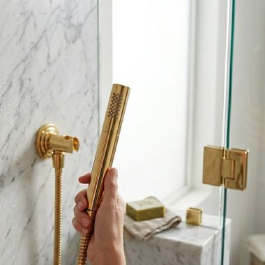 Click here to see   Jorger Belledor Hand Shower w/ One Function, Gold - 631.13.210.020