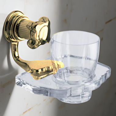 Click here to see   Jorger Aphrodite Tumbler Holder with Crystal Glass, Bronze - 607.00.036.011