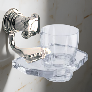 Click here to see   Jorger Aphrodite Tumbler Holder with Crystal Glass, Platinum - 607.00.036.065