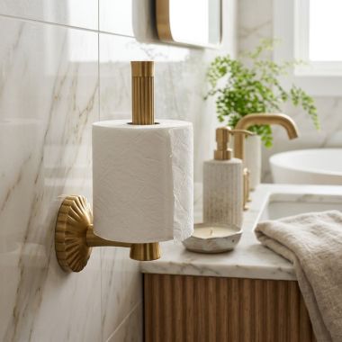 Click here to see   Jorger Cronos Spare Toilet Paper Holder, Gold Matte - 637.00.015.021