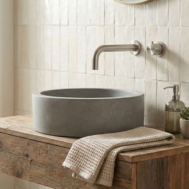 Click here to see   Phylrich Basic II Wall Mount Lavatory Faucet, w/ Lever Handles, 1.2 GPM, Satin Chrome - 230-16-26D