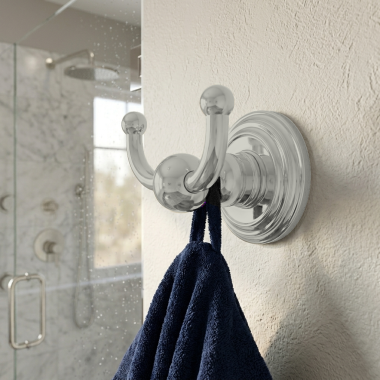 Click here to see   Newport Brass Astor Double Robe Hook, Polished Nickel - 890-1660/15