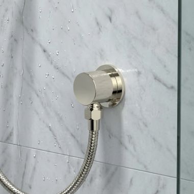 Click here to see   Phylrich Hand Shower Connector for K6530, Satin Nickel - K6004-015