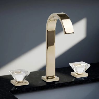 Click here to see   Jorger Empire Royal Crystal Two-Handle Widespread Lavatory Faucet, 1.2 GPM, Polished Nickel - 627.30.800.035-U6