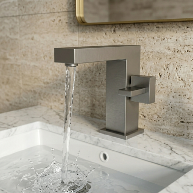 Click here to see   Jorger Acubo Single Handle Lavatory Faucet, Mink - 621.10.333.095
