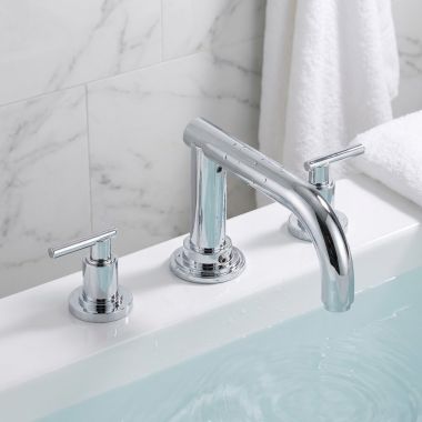 Click here to see   GROHE Atrio Lever Handle Set For Roman Tub Fillers, Chrome - 18034000