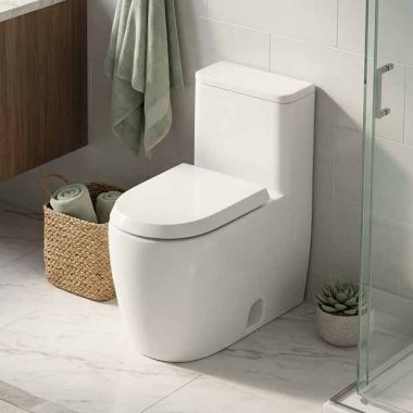 Click here to see Duravit  Duravit Studio F. A. Porsche 1.28 GPF Single Flush One Piece Toilet, White High Gloss - 20220120U3 