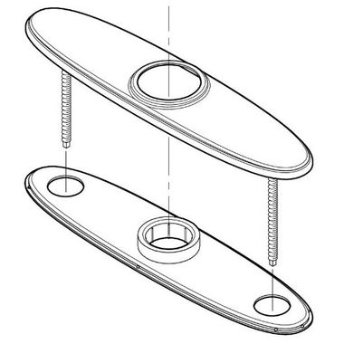 Click here to see Pfister 961-061A Pfister 961-061A Replacement Putty Plate, Polished Chrome