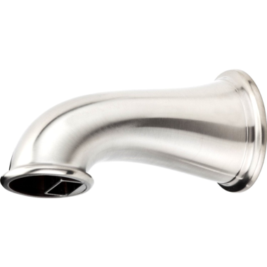 Click here to see Pfister 920-022J Pfister Traditional Wall Mounted PVD Brushed Nickel Non-Diverter Tub Spout, 1/2-14-inch Connection Size, NPT - 920-022J