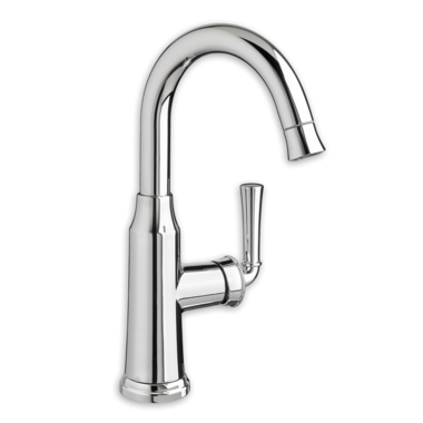 Click here to see American Standard 4285.410.002 American Standard Portsmouth Single Handle High Arc Pull-Down Bar/Prep Faucet, Chrome - 4285.410.002