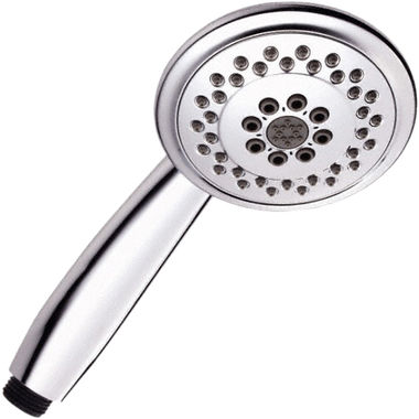 Click here to see Danze D462022 Danze 503E 3-Function Round Hand Shower with D-Force Technology, WaterSense, EasyClean Jets, 2.0 GPM, Chrome - D462022